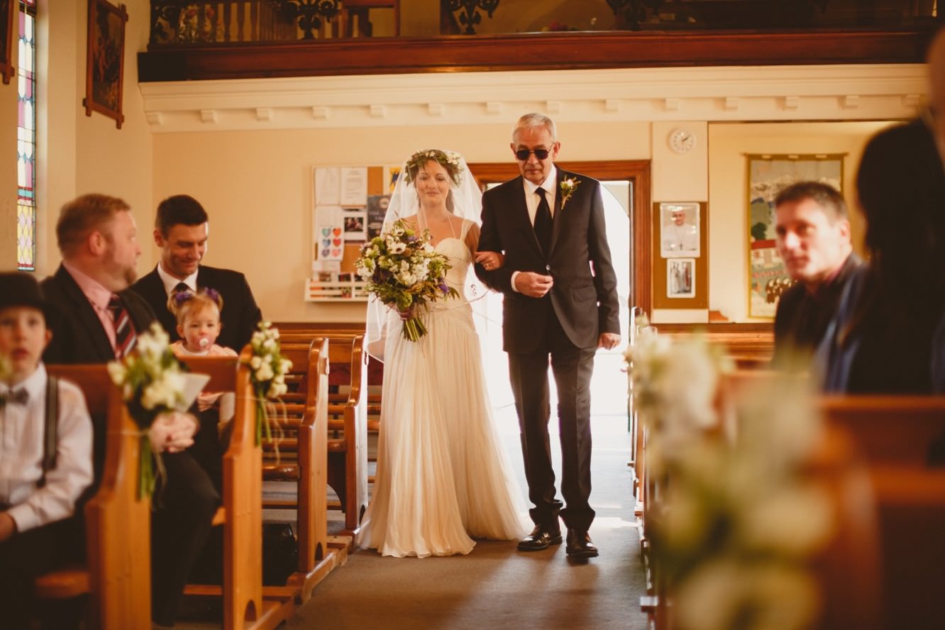 075_bride_entrance_church Queenstown Wedding Photographer