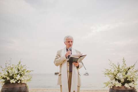 Thailand beach wedding