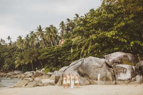 Thailand beach wedding