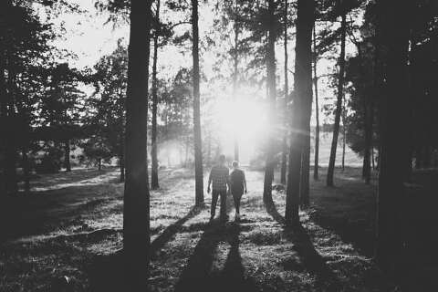 Swedish forest wedding