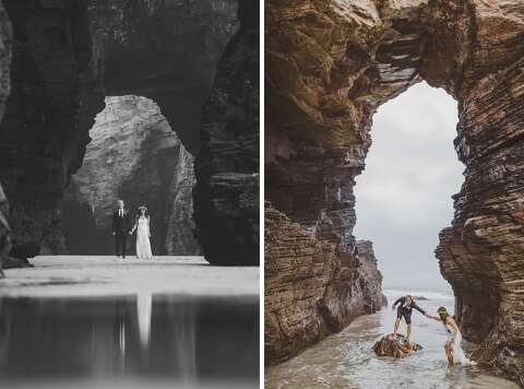 praia das catedrais wedding