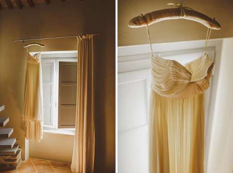 Simple wedding dress