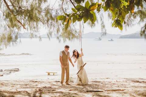 Thailand beach wedding