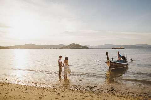 Thailand beach wedding