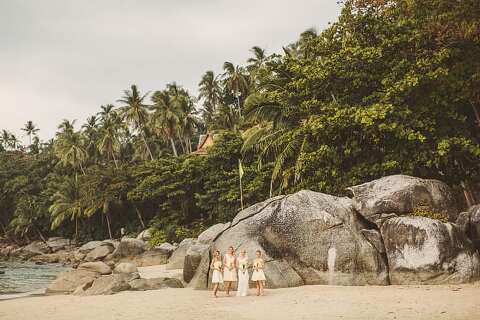 Surin beach wedding