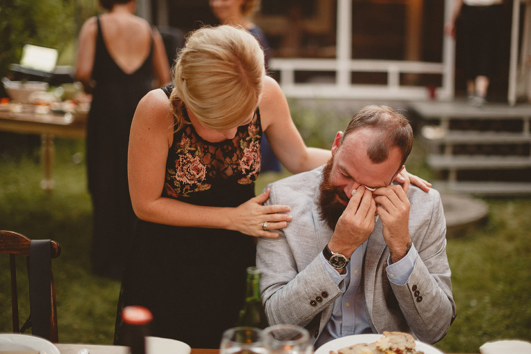 Ontario lake wedding