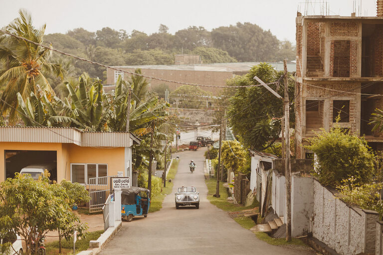 Sri Lanka classic car wedding