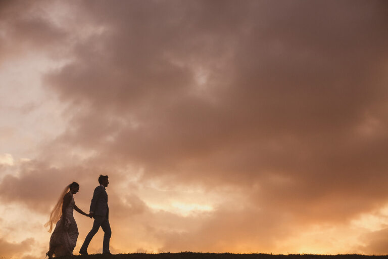 Sri Lanka sunset wedding portrait galle fort