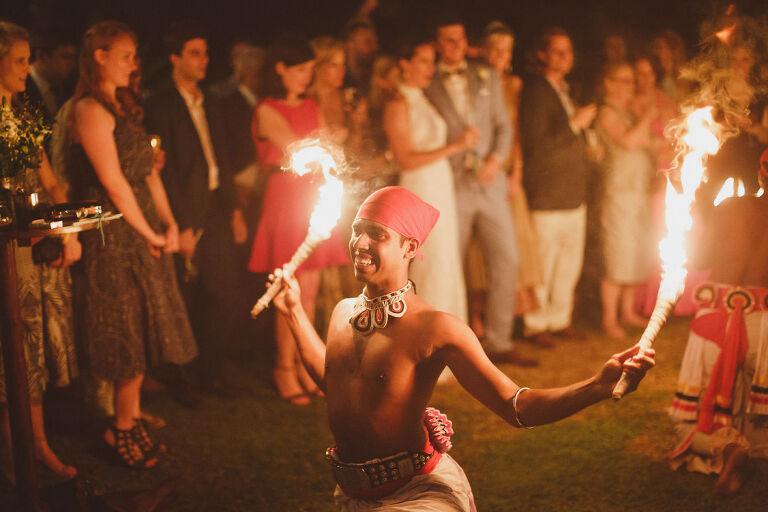 Sri Lanka wedding performance fire