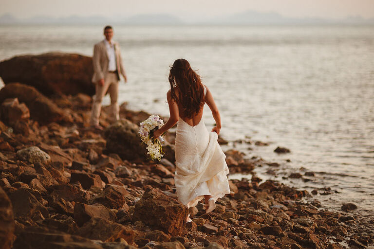 Conrad Koh Samui Bride and groom Portraits