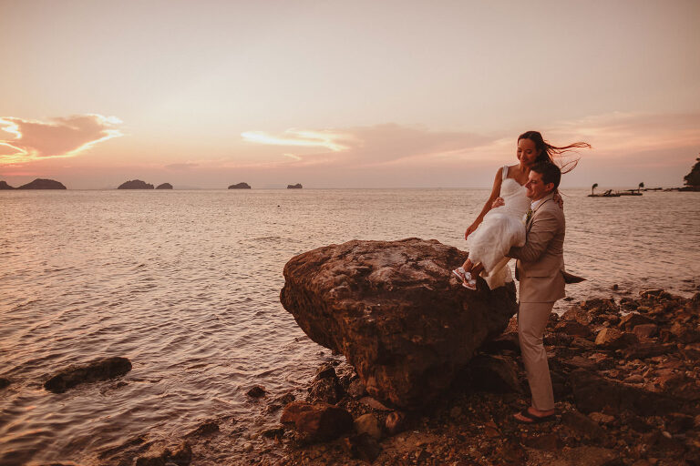 Bride and groom portraits Thailand